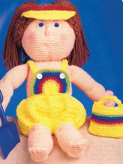 Debbie Ann's Rainbow Sunsuit Crochet Pattern