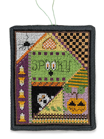A Crazy Quilted Halloween Cross Stitch Pattern
