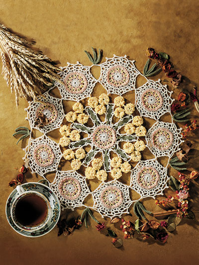 ANNIE'S SIGNATURE DESIGNS: Autumn Bouquet Doily Crochet Pattern