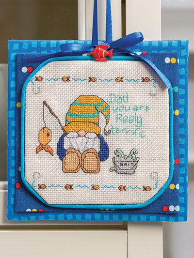 Reely Terrific Dad Cross Stitch Pattern