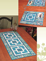 City Squares Runner & Place Mats