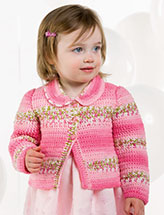 Fleur-de-Lis Baby Sweater