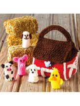Farmyard Finger Puppets Crochet Pattern