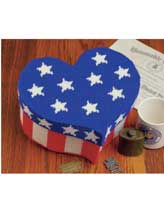 Patriotic Heart Bandbox