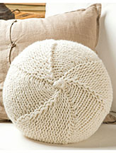 Om Ah Hum Pillow Knit Pattern