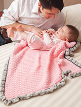 Daddy's Girl Baby Blanket Crochet Pattern