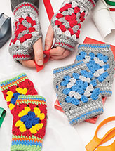 Family Mitts Crochet Patterns