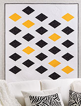 Yellow Stones Wall Quilt