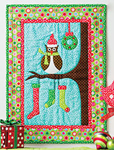 Owl Be Home for Christmas Wall Hanging Pattern