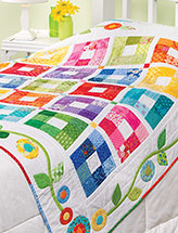 Color Therapy Throw Quilt Pattern