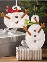 Snowmen Come in All Shapes & Sizes Ornament Pattern