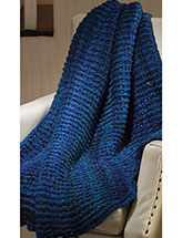 Blue Throw Crochet Pattern
