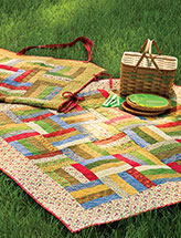 Quilted Picnic Blanket Tote