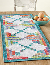 Leafy Logs Table Runner Quilt Pattern