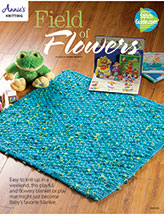Field of Flowers Baby Blanket Knit Pattern