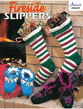 Fireside Slippers Crochet Pattern