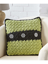 Button Accent Pillow Crochet Pattern