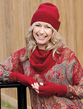 Sim Hat, Gloves & Scarf - Hat Crochet Pattern