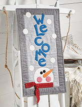 Winter Welcome Wall Hanging Quilt Pattern