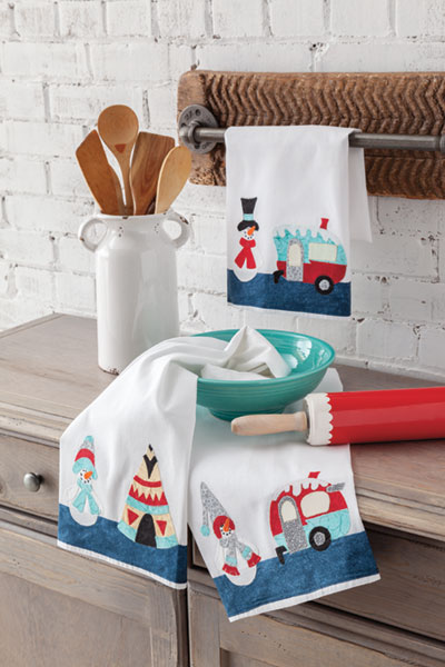 Camper Kitchen Towels Quilt Pattern