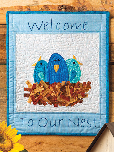 Welcome to Our Nest Wall Hanging Pattern