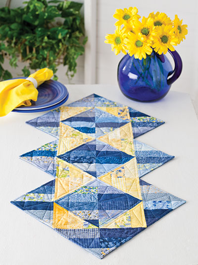 Triangle Illusions Paper Pieced Quilt Pattern