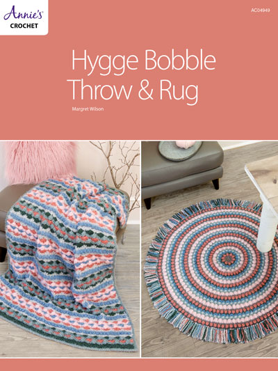 Hygge Bobble Throw & Rug Crochet Pattern