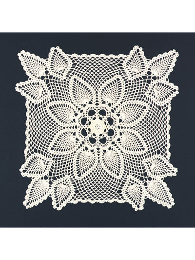 Square Pineapple Doily Crochet Pattern