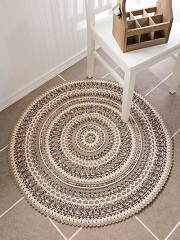 ANNIE'S SIGNATURE DESIGNS: Pebble Beach Mandala Rug Crochet Pattern