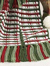 Crochet on the Double Mile-a-Minute Christmas Afghan