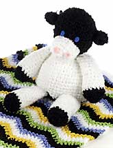 Crochet Cow & Blanket