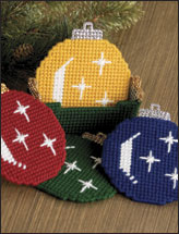 Christmas Ornament Coaster Set