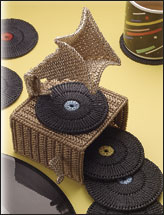 Phonograph Coaster Set