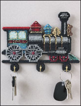 Antique Train Key Holder