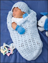 Shell Stitch Papoose & Hat
