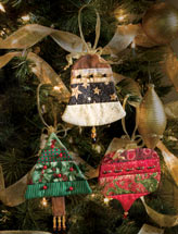 Beaded Patchwork Ornaments