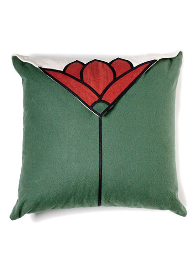 Red Tulip Pillow