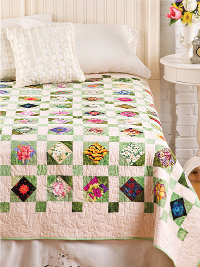 100 Charming Florals Quilt Pattern