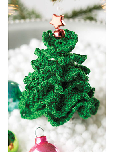 Little Christmas Tree Ornament Crochet Pattern