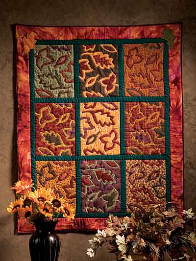 Fall Leaves Wall Quilt