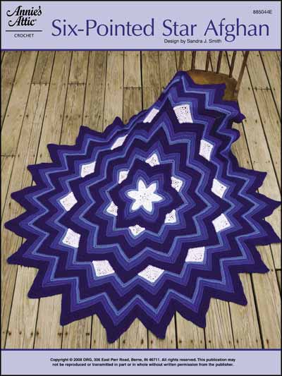 Six-Pointed Star Afghan