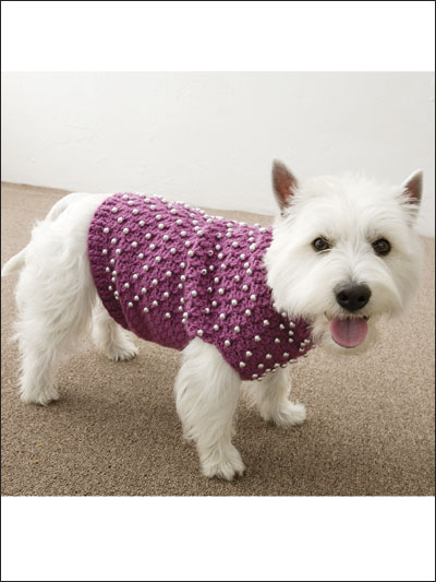 Beaded Dog Sweater