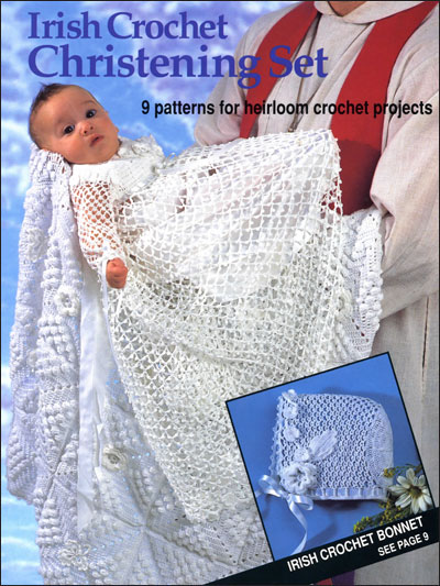 Irish Crochet Christening Set