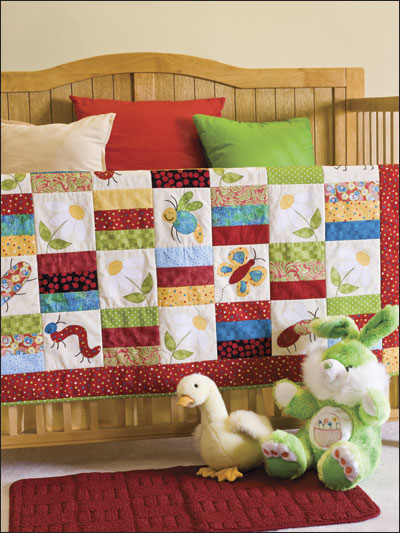   Baby Quilts on Chickenlady Quilts  Cute As A Bug Baby Quilt At E Patternscentral Com