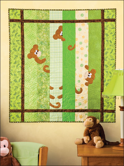 Peekaboo Monkeys Quilt Pattern
