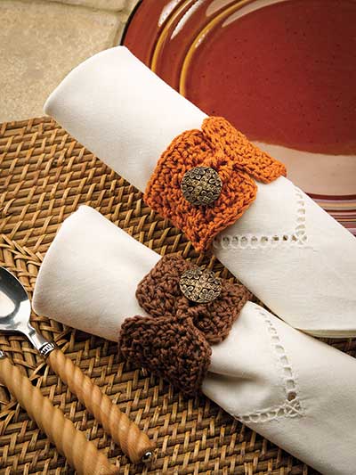 Buttoned Napkin Rings