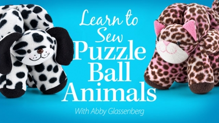 Learn to Sew Puzzle Ball Animals