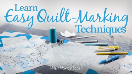 Learn Easy Quilt-Marking Techiques