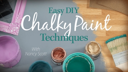 Easy DIY Chalky Paint Techniques