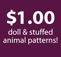 Inner child - $1 doll/stuffed animal patterns